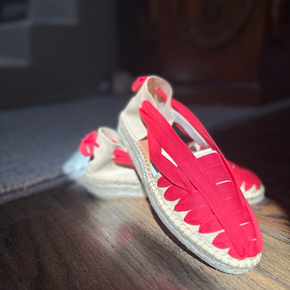 Naguisa Red Espadrilles for Women